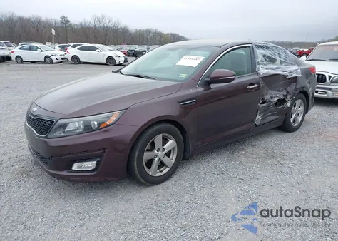 2015 Kia Optima Lx z USA, uszkodzony, nr VIN 5XXGM4A76FG404790